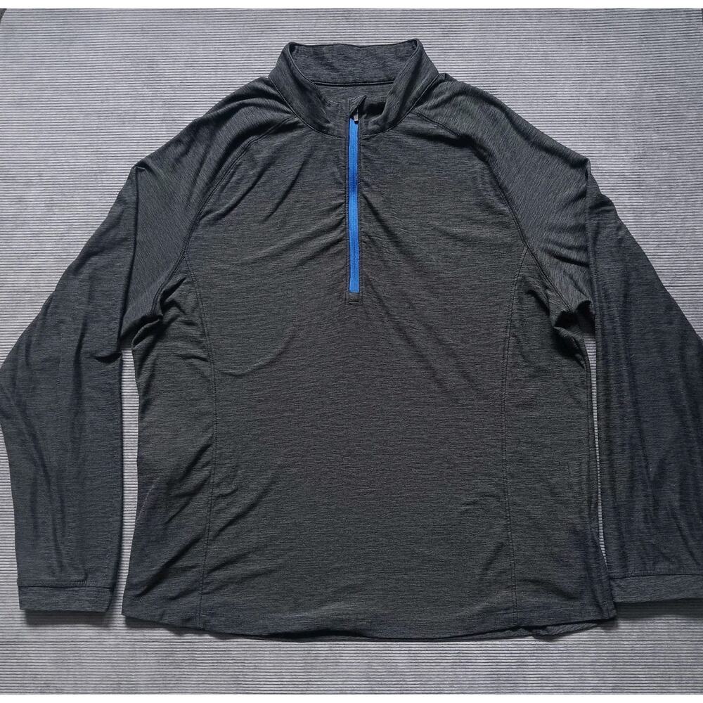 Pebble Beach Performance 1/4 Zip Pullover Men XL Charcoal Pebble Beach Golf